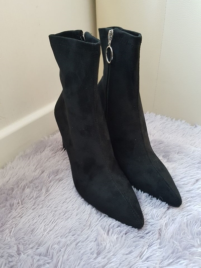 Oring Suede Angle Boots