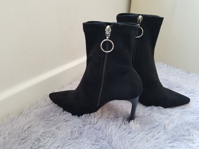Oring Suede Angle Boots
