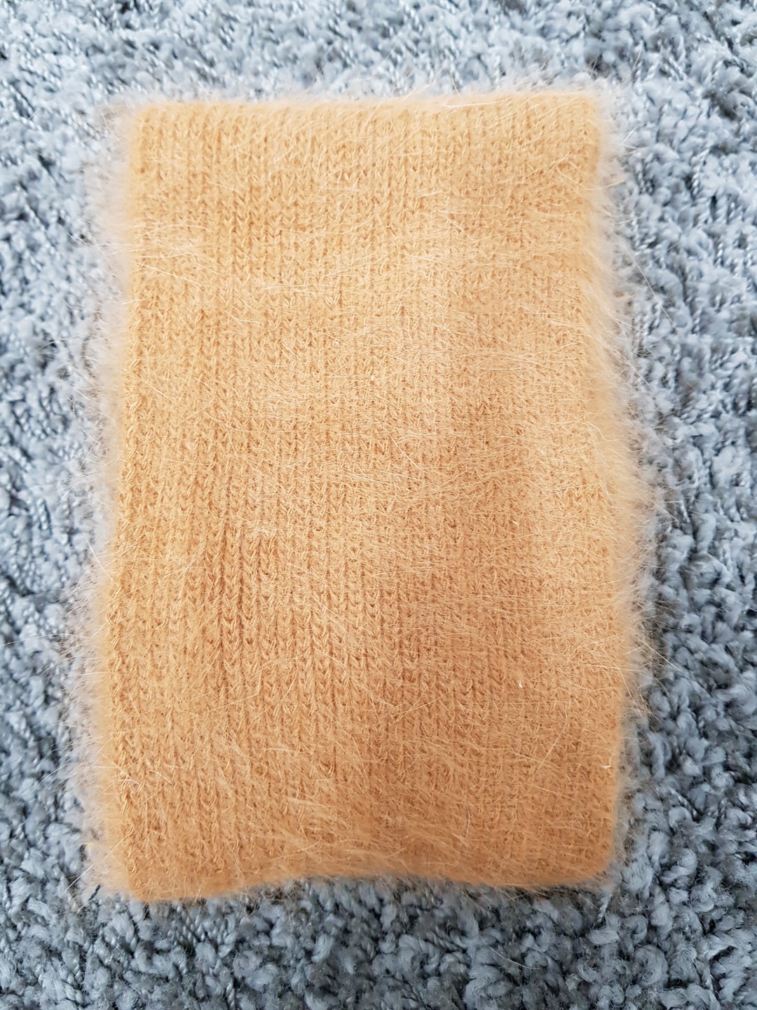 Angora muffler woman Fall winter coordination 2017