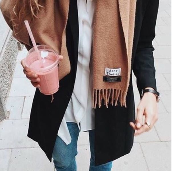 ACNE Studio Wool 100 muffler 7color shawl Women Wo