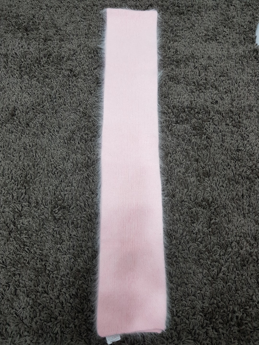 Angora muffler woman Fall winter coordination 2017