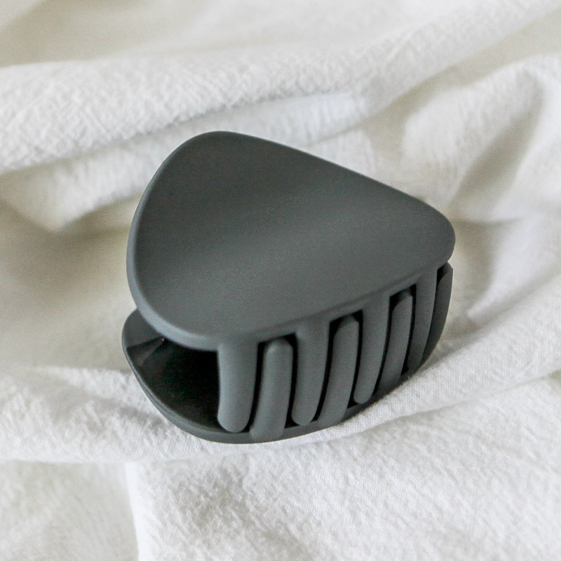 Hair Accessories Matt Gray Acrylic Base Triangle T