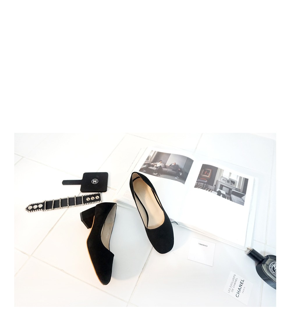 Sheepskin Midhill Pumps 6cm Shoes Simple