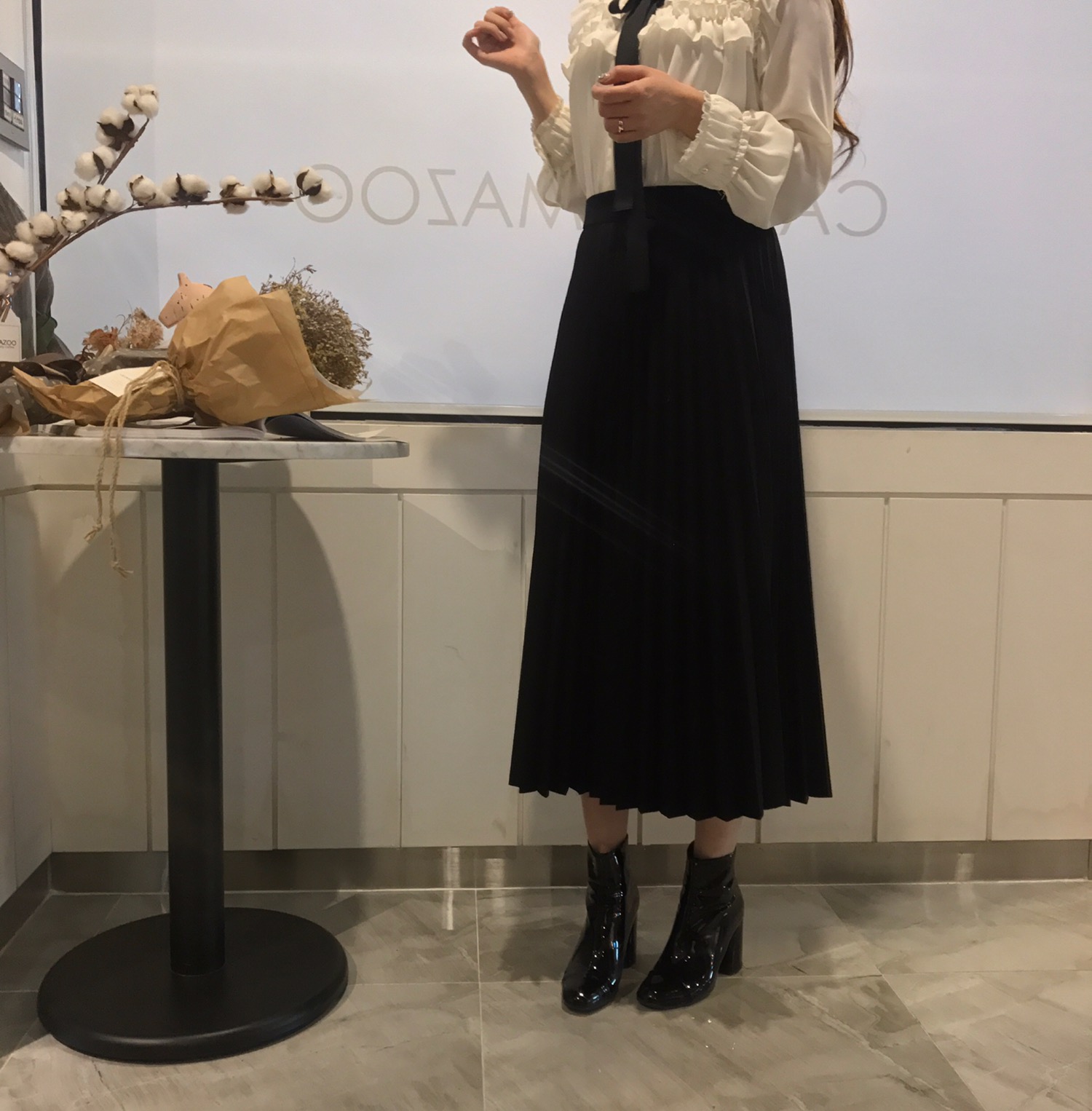 Louuar showroom order rush! Winter long wrinkle sk