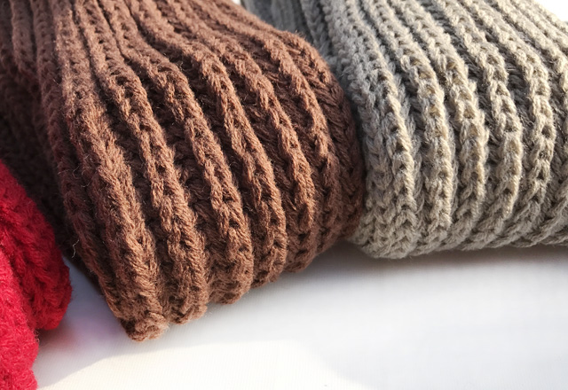 Petite muffler man shawl woman couple