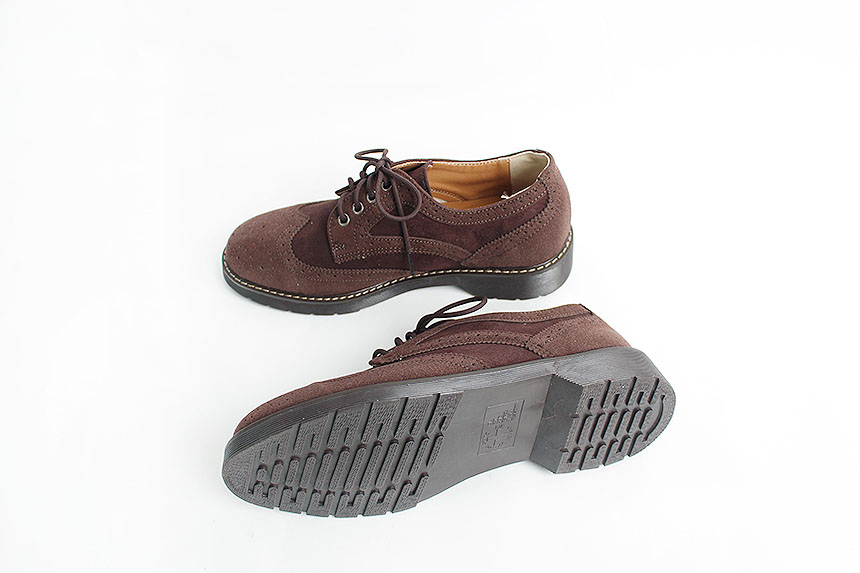 Man Suede Casual Wingtip Shoe Suit Male 30s