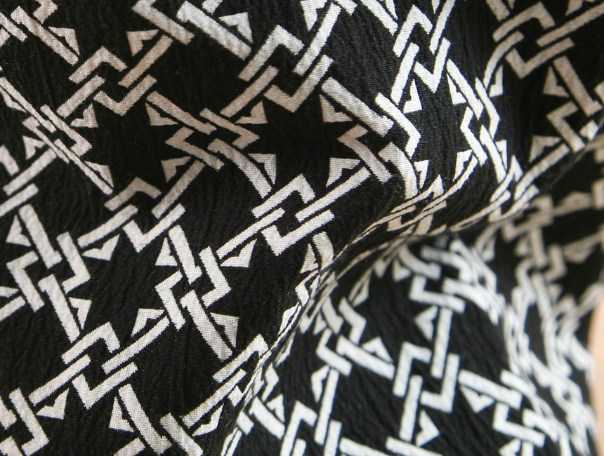 Black and white canvas Eco-bag Unique item Unsurel