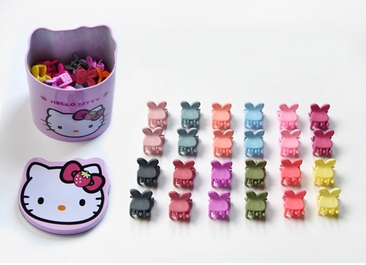 Hair Accessories Kitty Case Mini Tong Pins Stylish