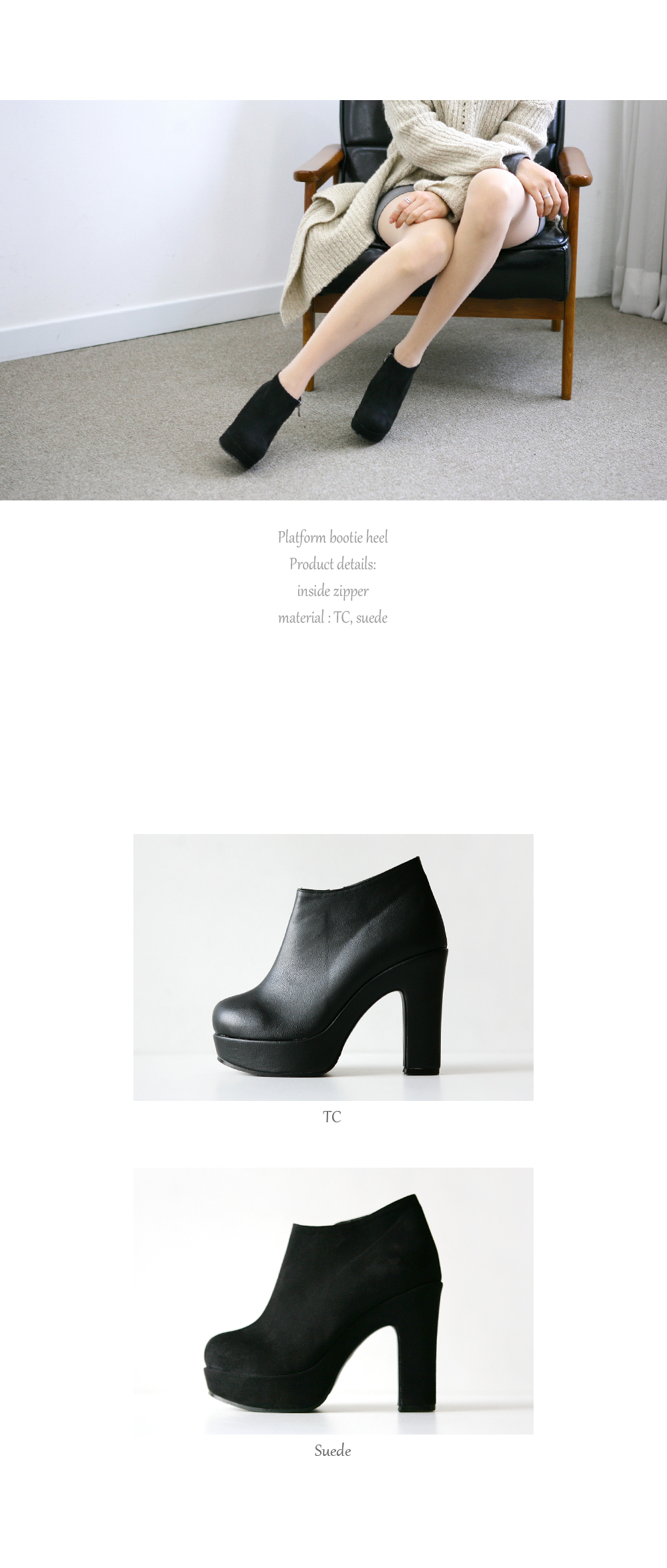 Suede Angle Booty Hill 10.5cm Short Ankle Boots To