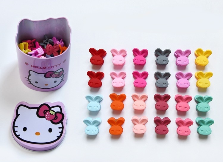 Hair Accessories Kitty Case Mini Tong Pins Stylish