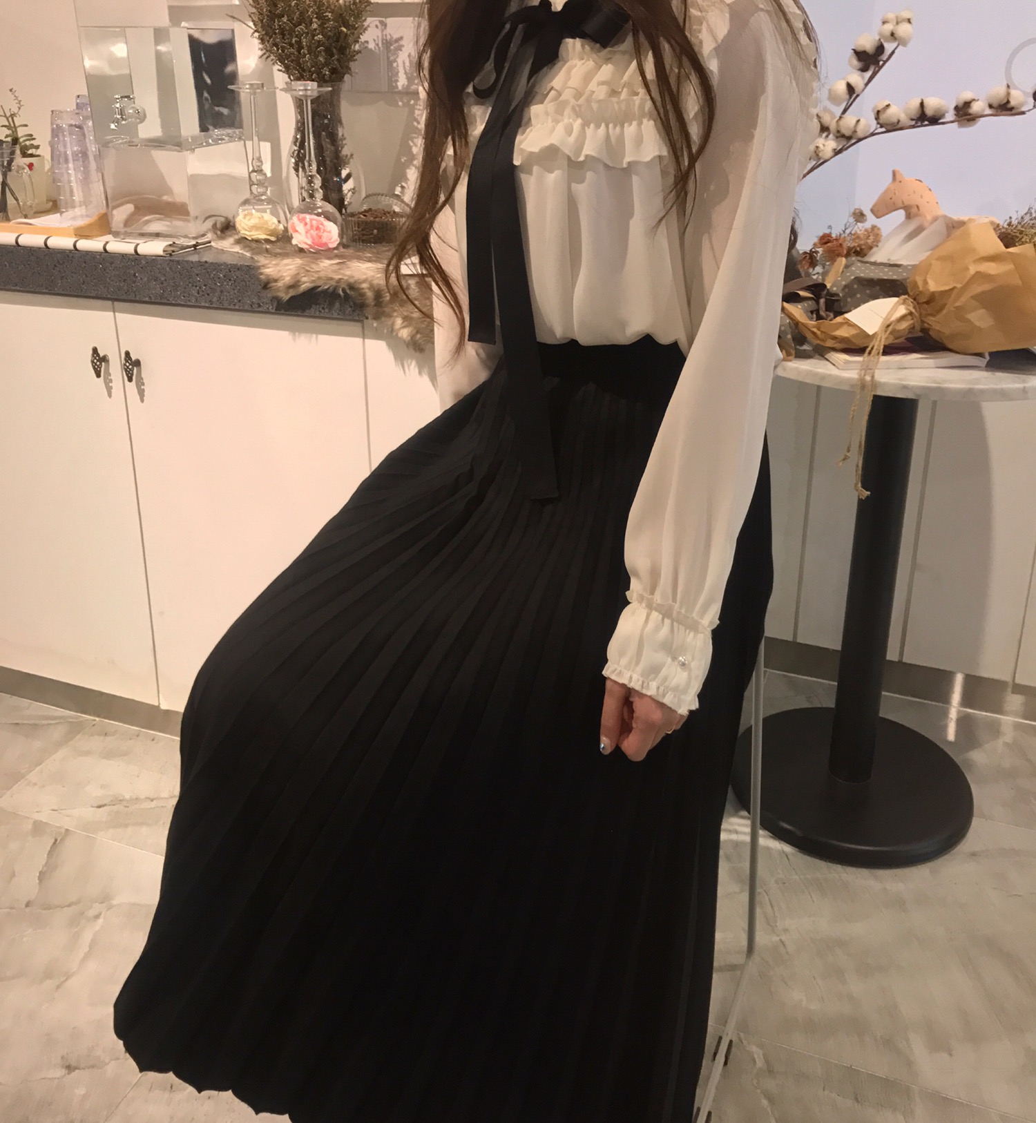 Louuar showroom order rush! Winter long wrinkle sk