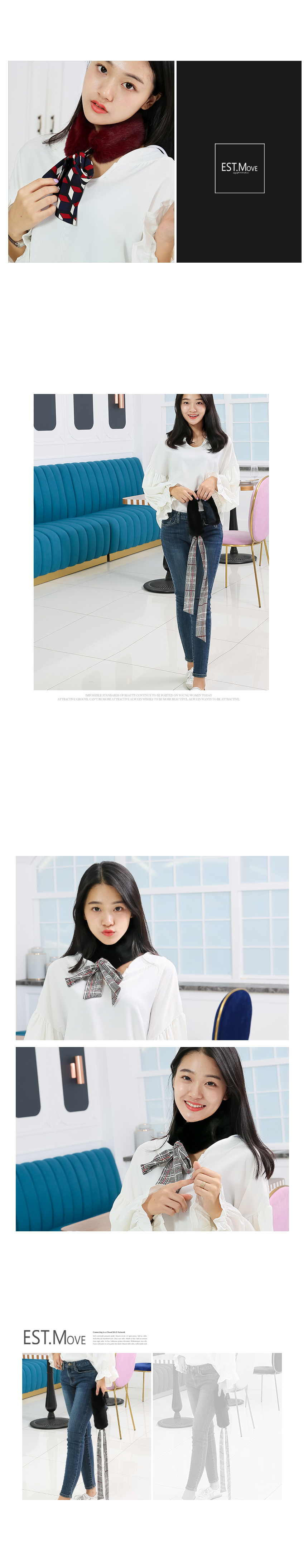 Shawl Mink Twiley Petit Scarf Fall Winter Mini Muf