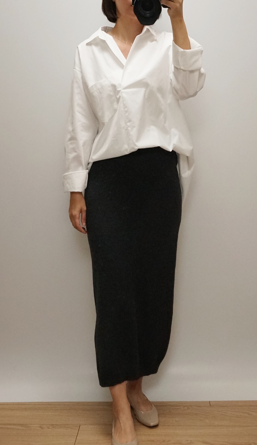 Knitted skirt Beige Brown Gray Black Briefing Band