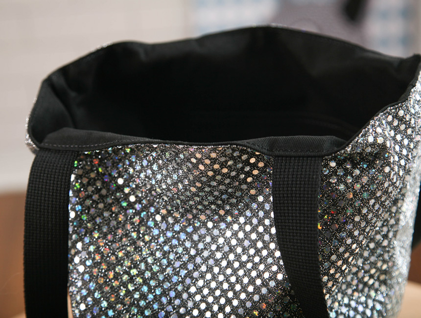 Blinking sequins Eco-back bag Unique striking shou