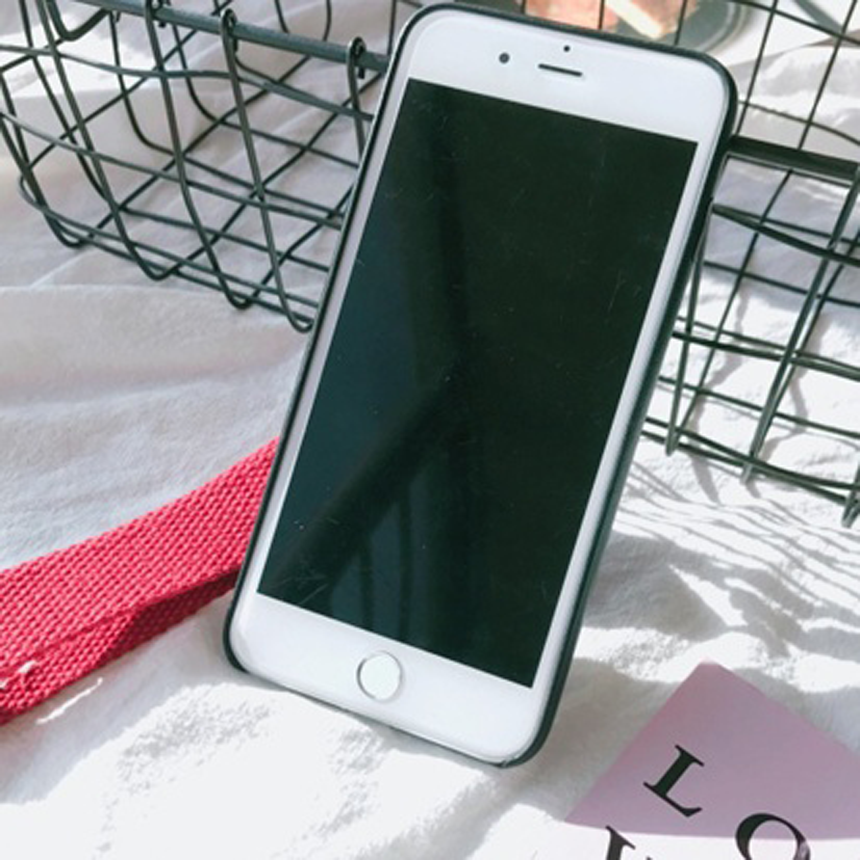 Red Line iPhone 8 Strap Case Hard Jelly Silicone U