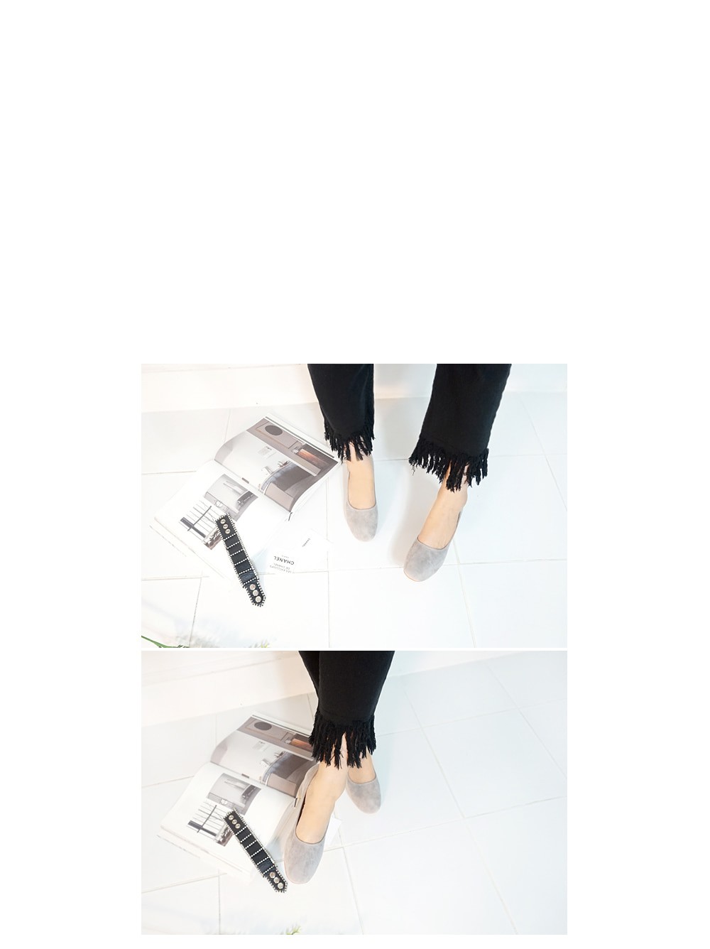 Sheepskin Midhill Pumps 6cm Shoes Simple