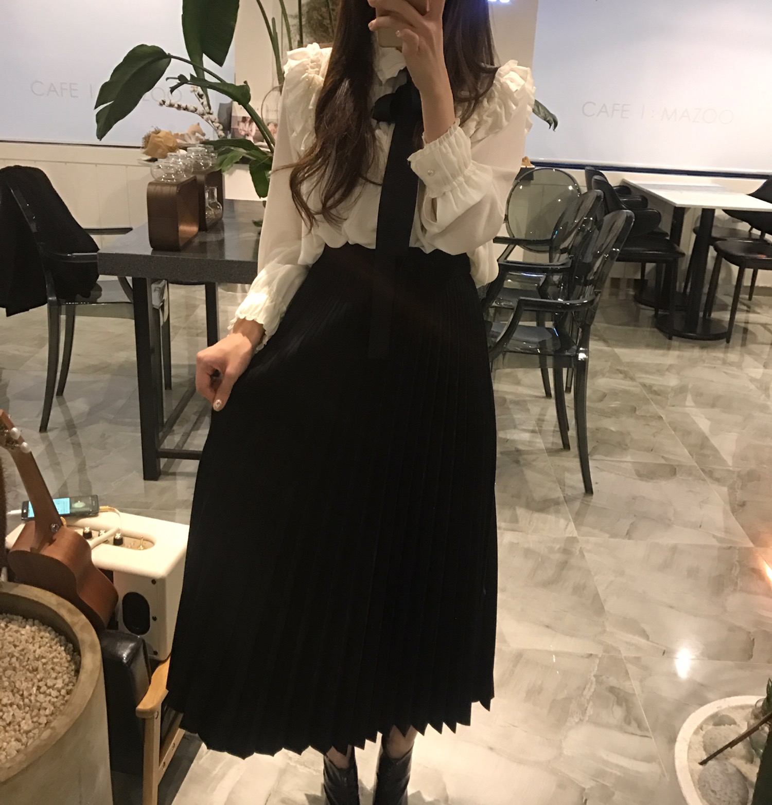 Louuar showroom order rush! Winter long wrinkle sk