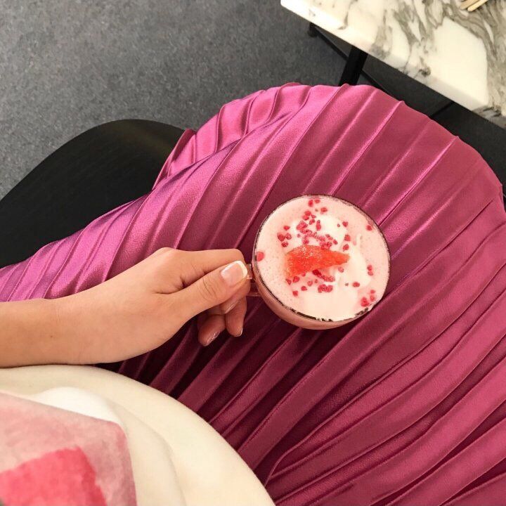 Metallic Pleated Long Skirt Date Coordination