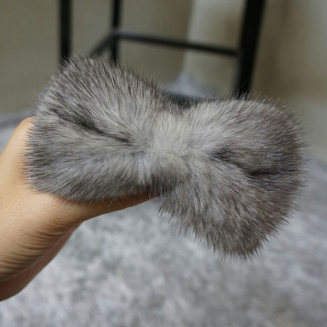 Hair Accessories Real Mink Hairpin 3color Winter D