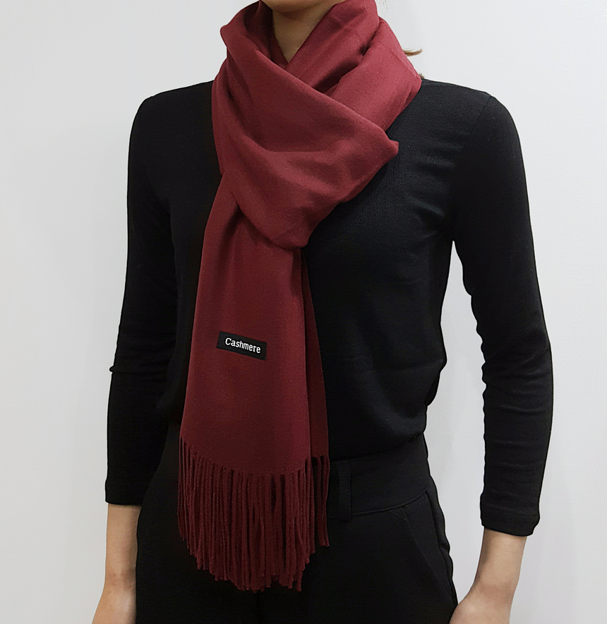 Unisex cashmere muffler 6col Couple shawl Winter g