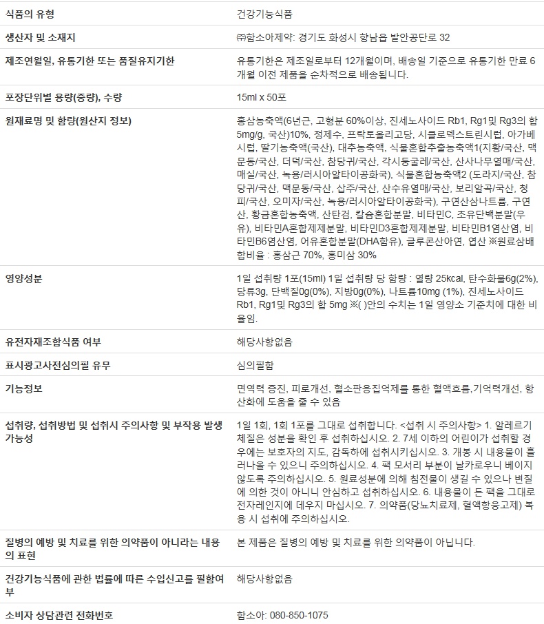 Korea Ginseng Free Shipping! Hanseo Hongik Thongki