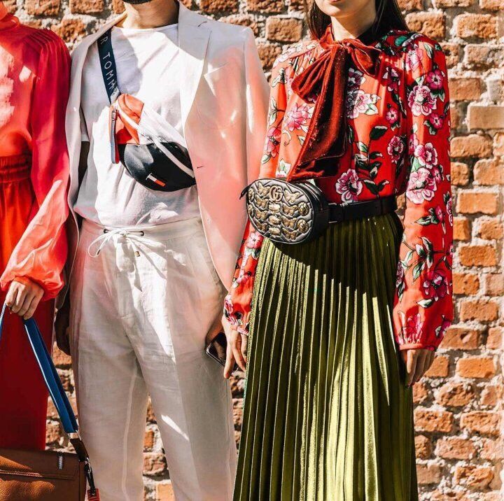 Metallic Pleated Long Skirt Date Coordination