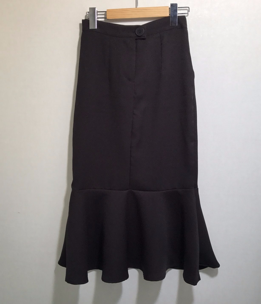 High-waisted Mermaid Skirt Autumn Long Tiered Long