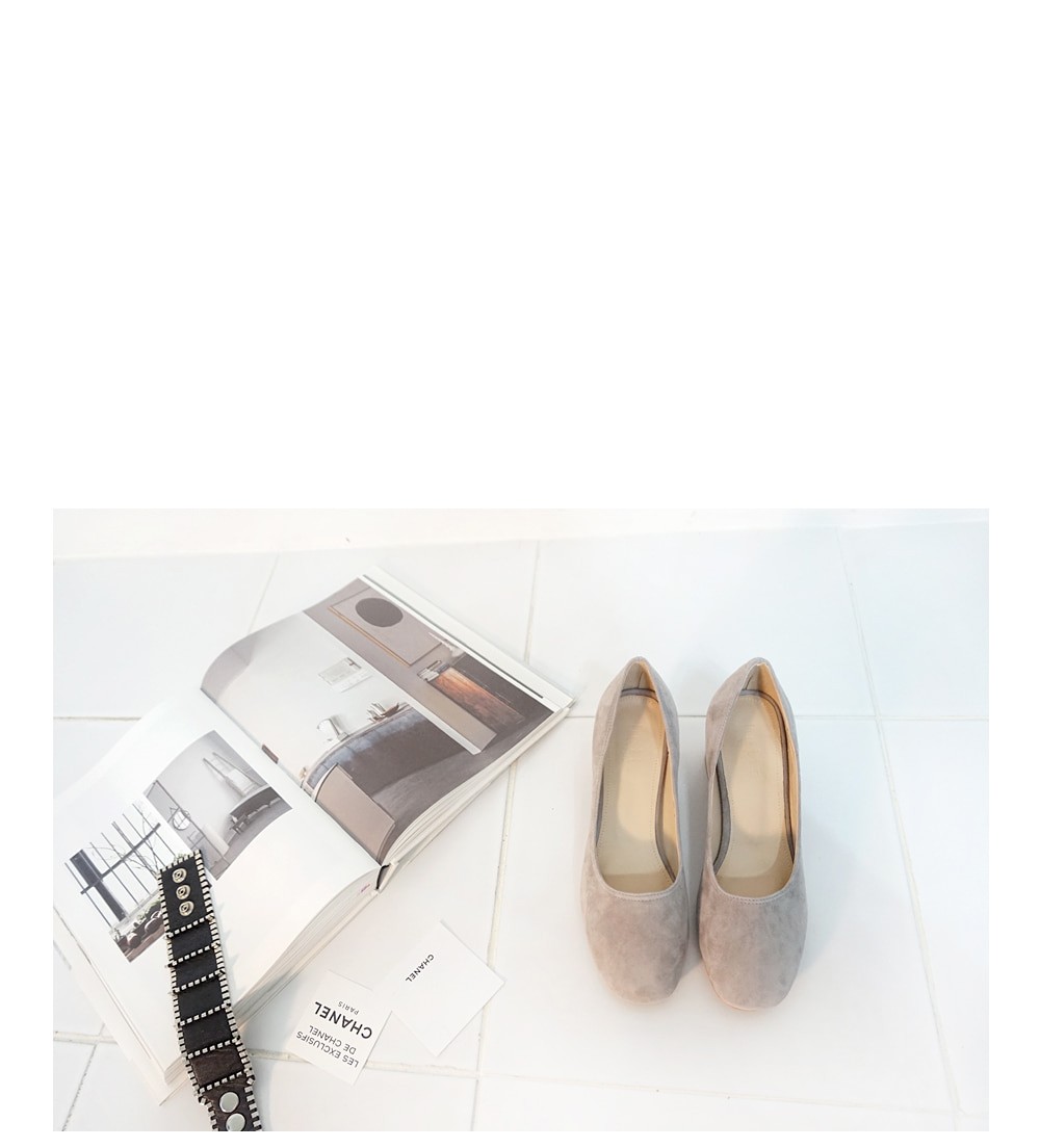 Sheepskin Midhill Pumps 6cm Shoes Simple