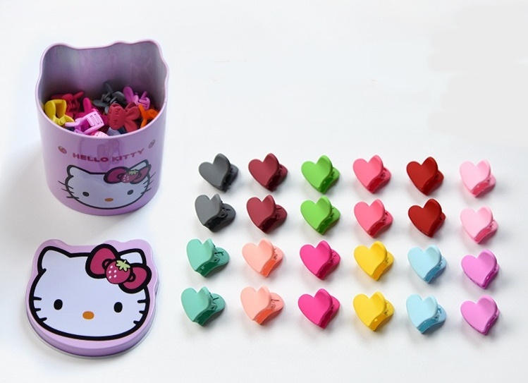 Hair Accessories Kitty Case Mini Tong Pins Stylish