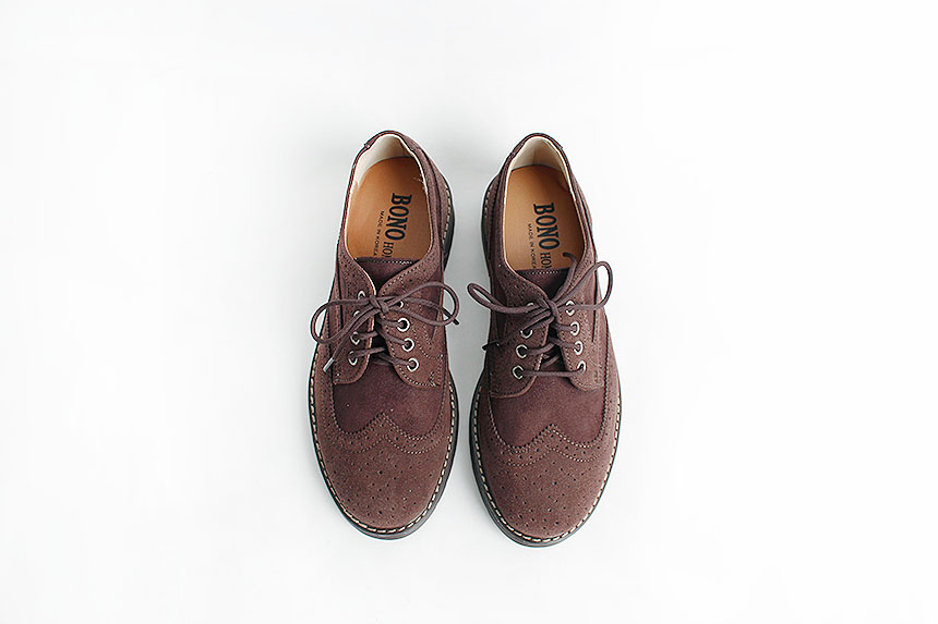 Man Suede Casual Wingtip Shoe Suit Male 30s