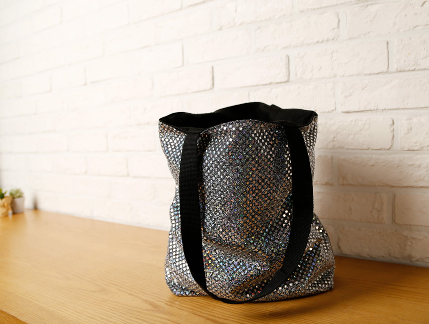 Blinking sequins Eco-back bag Unique striking shou