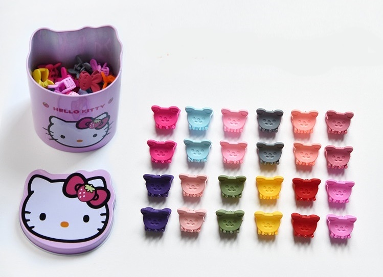 Hair Accessories Kitty Case Mini Tong Pins Stylish