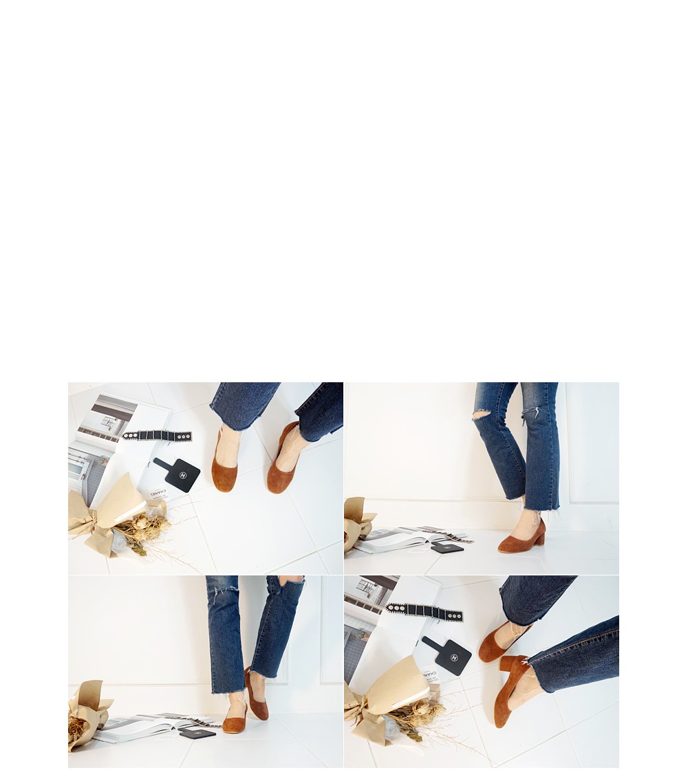 Sheepskin Midhill Pumps 6cm Shoes Simple