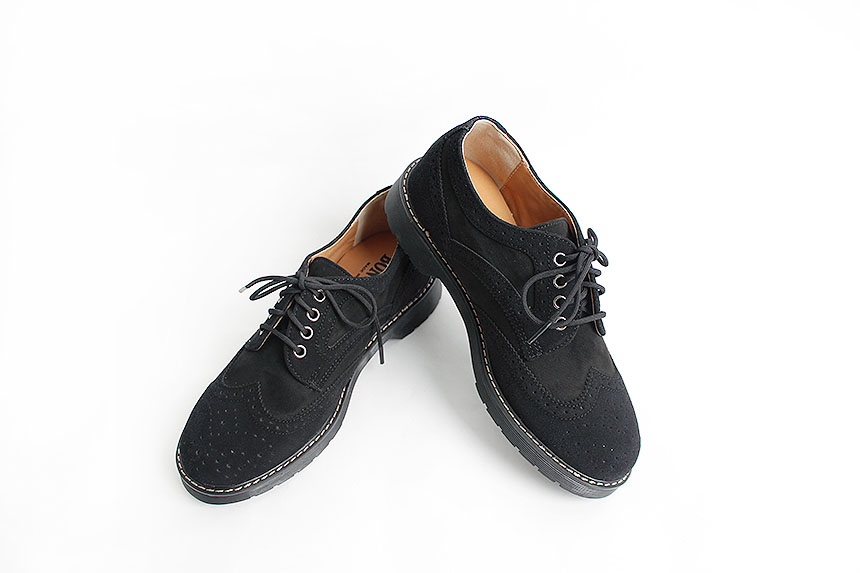 Man Suede Casual Wingtip Shoe Suit Male 30s