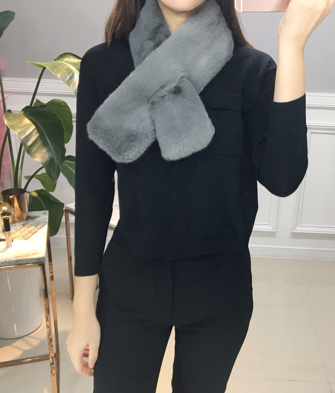 Free shipping 8 color mink scarf muffler artificia