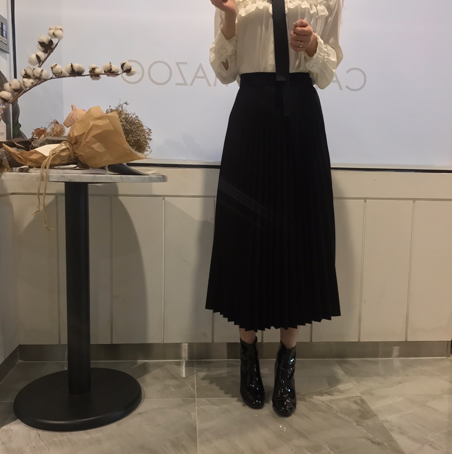 Louuar showroom order rush! Winter long wrinkle sk