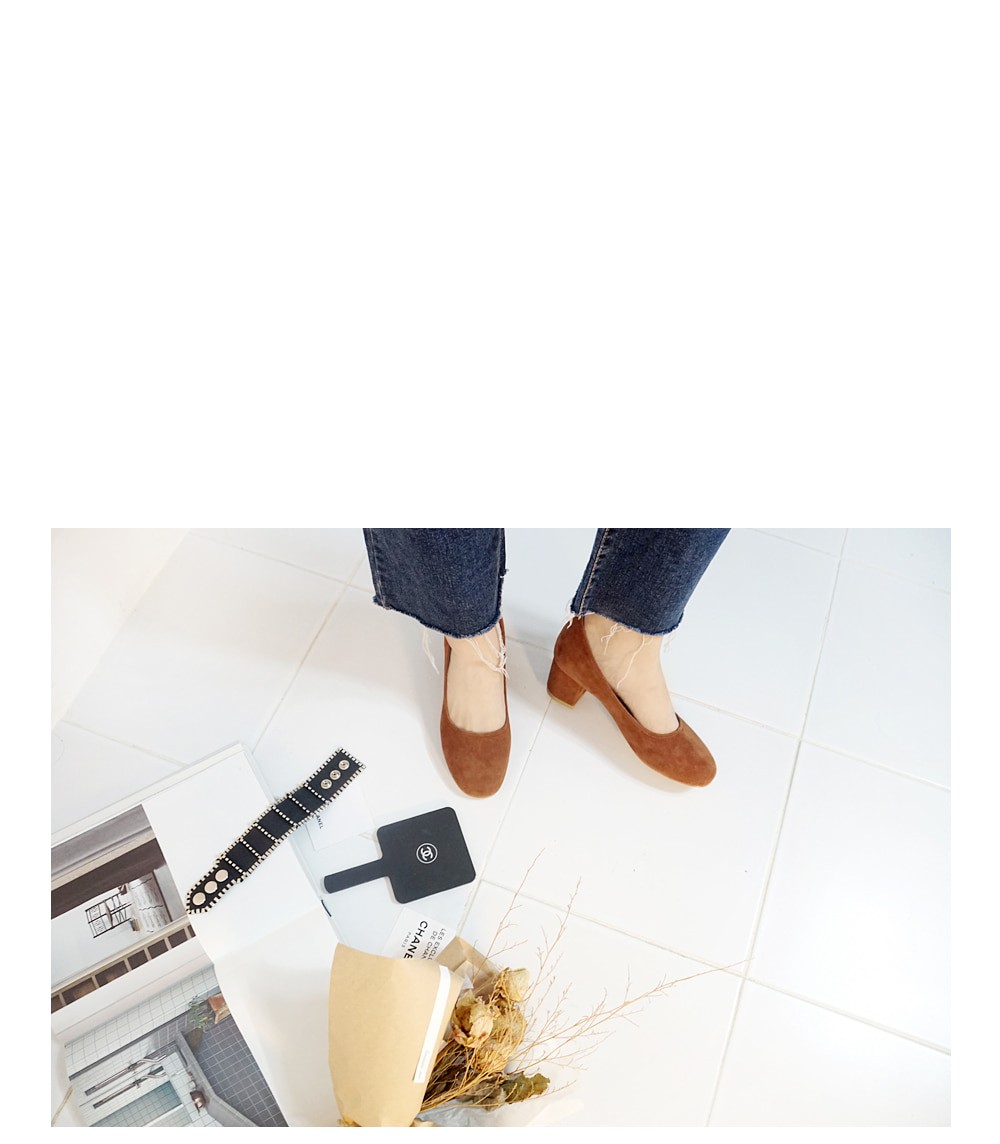 Sheepskin Midhill Pumps 6cm Shoes Simple