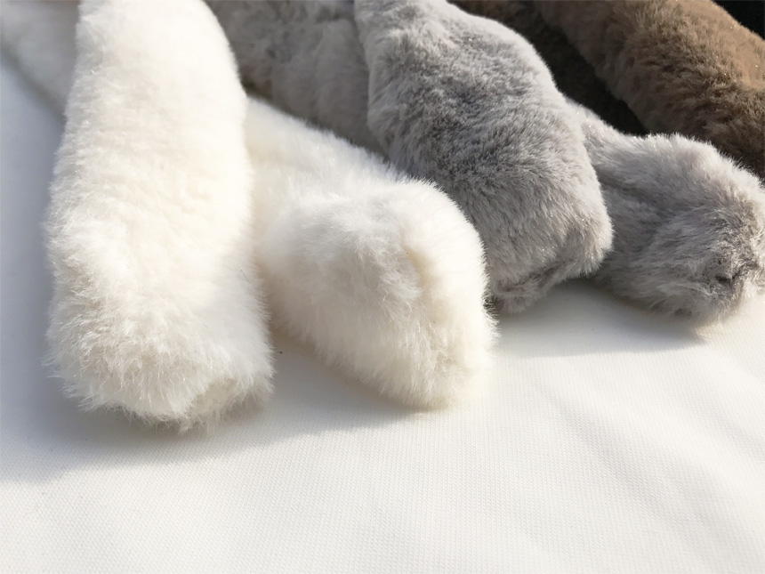 Fake Muffler Mink Rex Petite Shawl