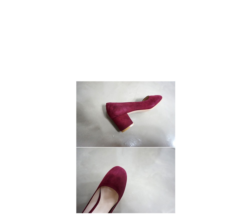 Sheepskin Midhill Pumps 6cm Shoes Simple
