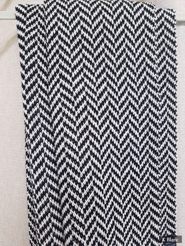 Herringbone muffler Large size Unisex French fashi