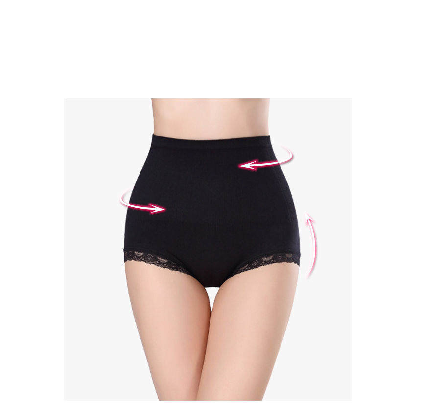 High-waisted toe panty panties Calm hip-hop waistl