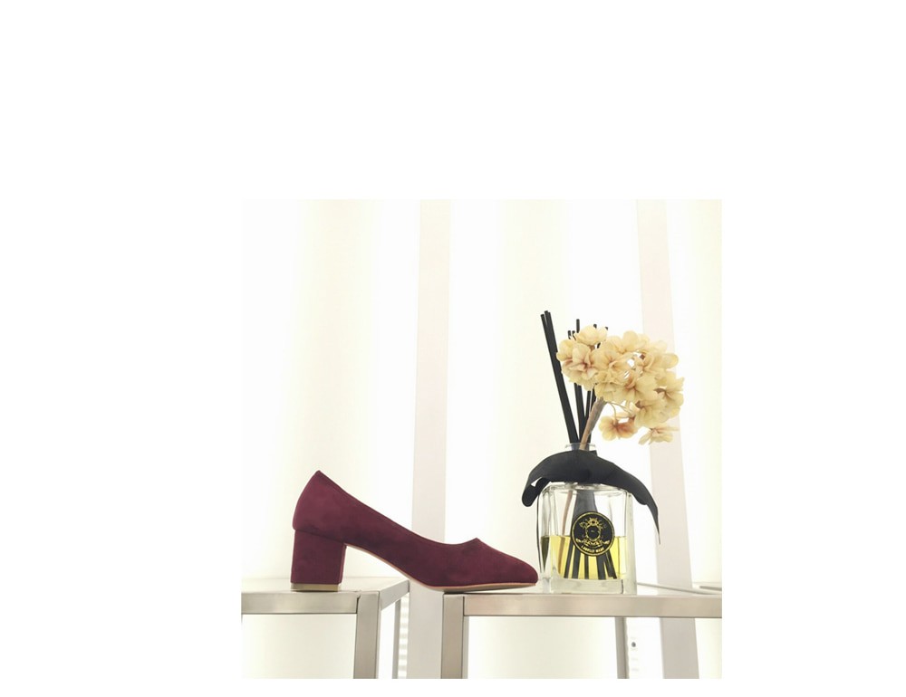 Sheepskin Midhill Pumps 6cm Shoes Simple