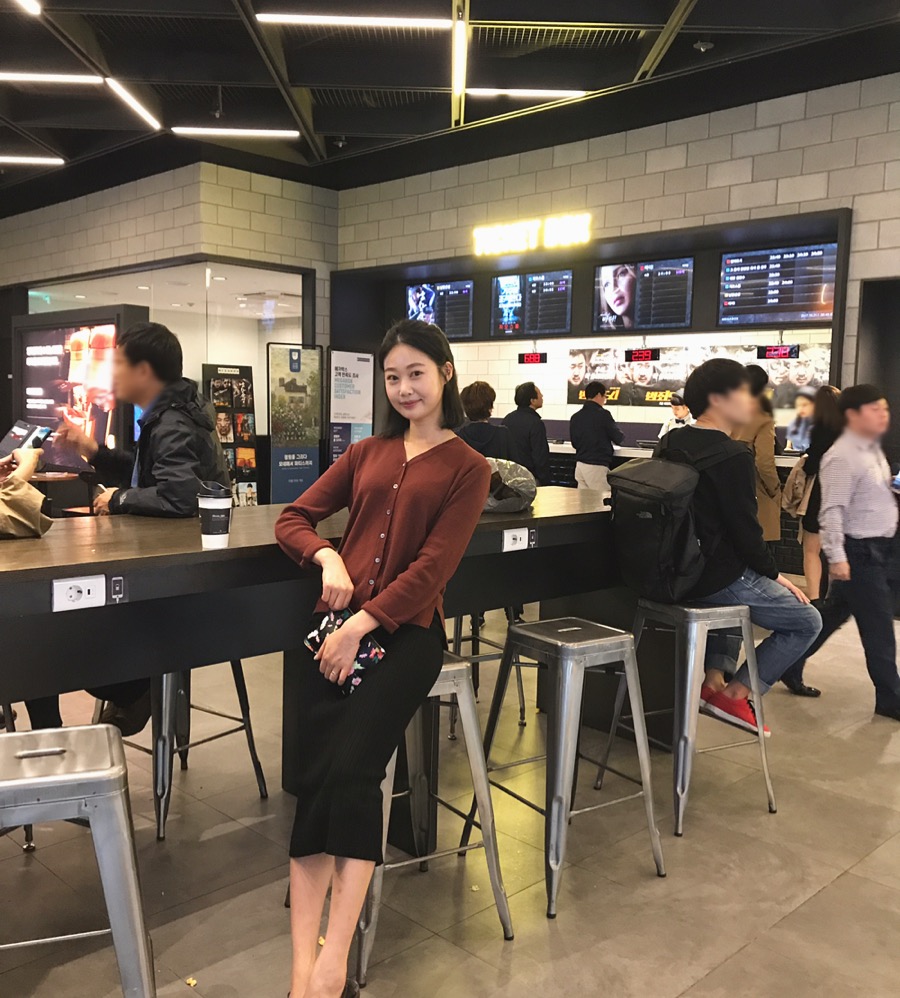 Knit Long Skirts Coordination Winter Fall