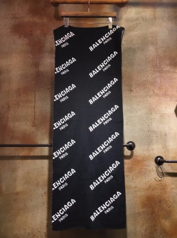 Big size wool muffler black, red winter daily fash