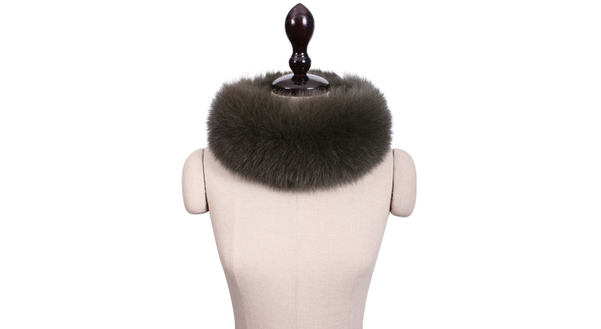 Ming Coming Nose Saga Fox Fur Muffler Mink Raccoon