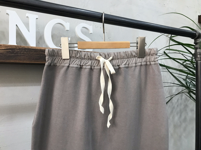 Cotton bending long skirt 2 color 30 women's sh