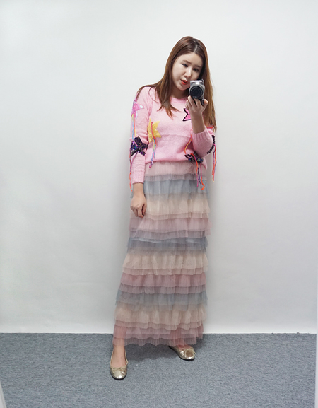 Bunny Yun Import Rainbow Chiffon Race Kang Kang Lo