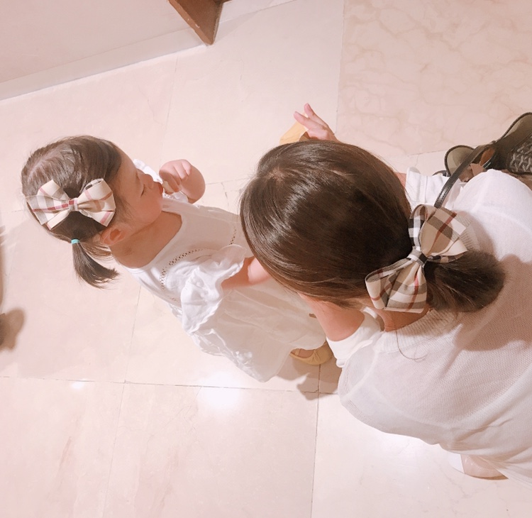 Hair Accessories Bleu Market Beige Check Pins Avai