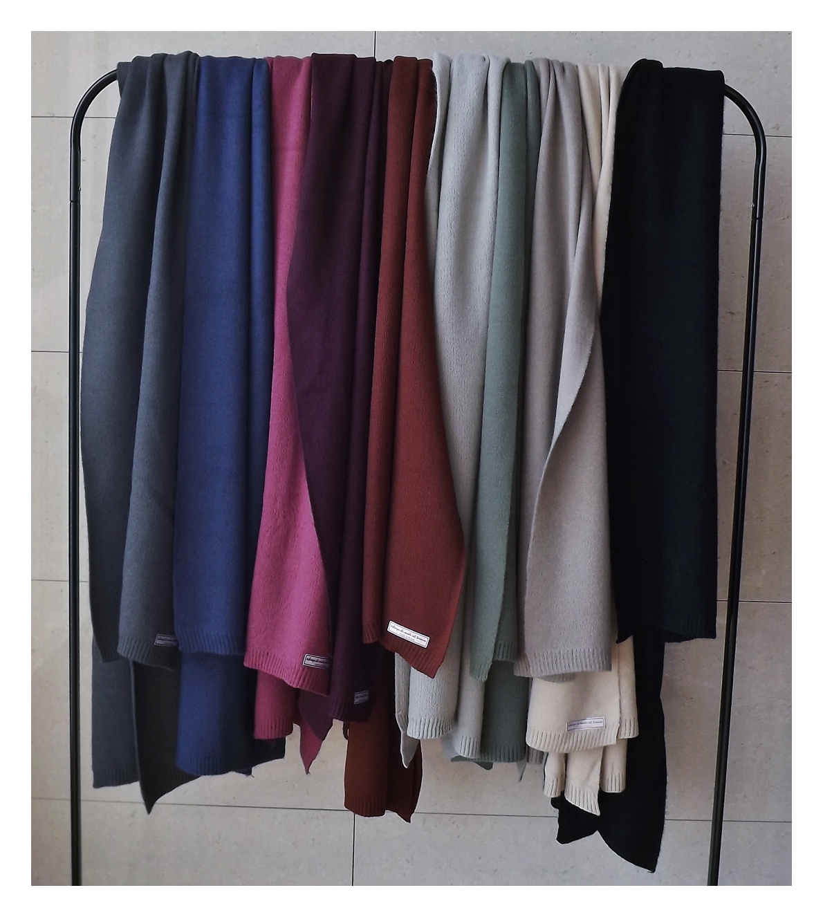 Long knit scarf 10color Women's shawl Soft wint