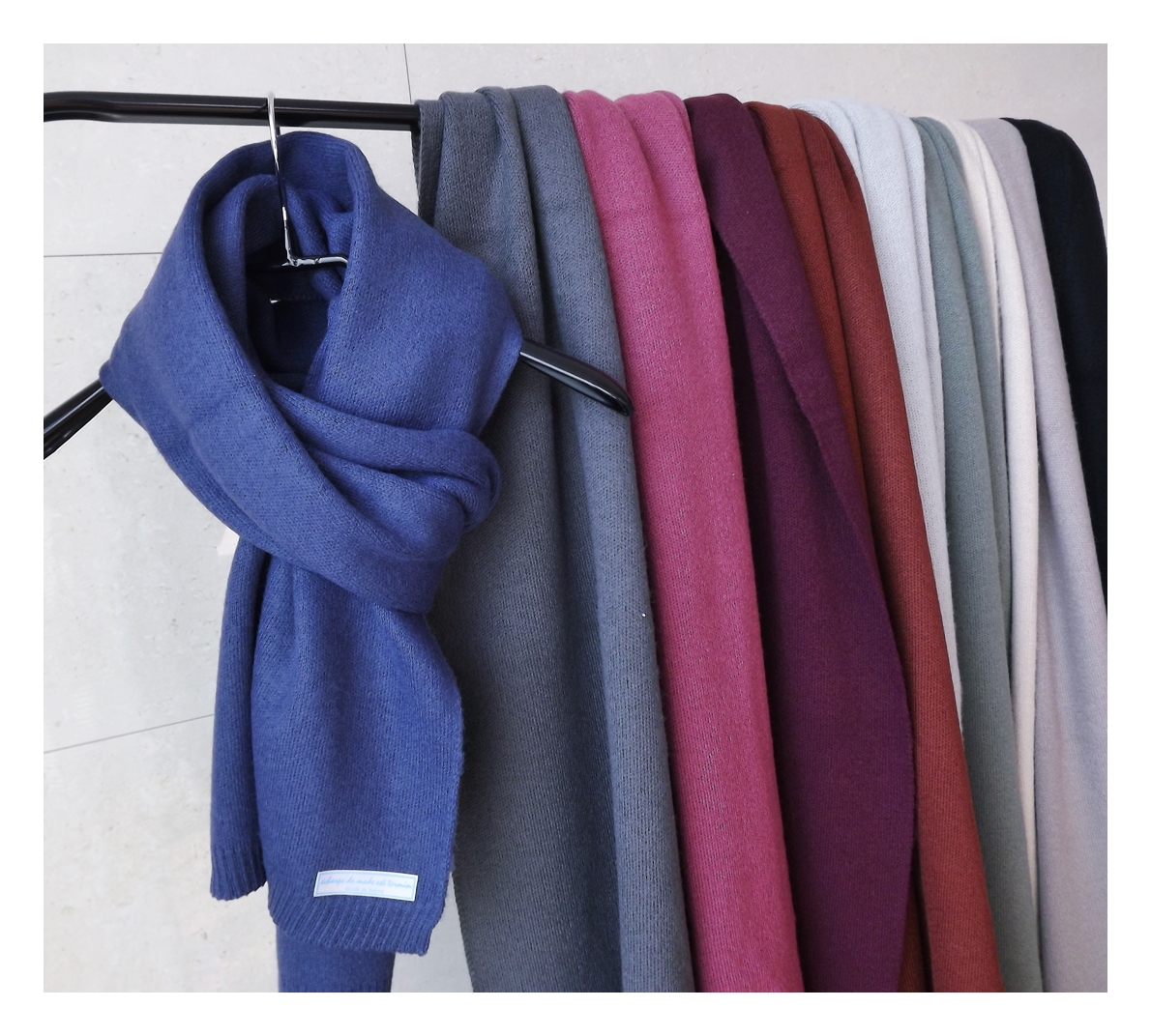 Long knit scarf 10color Women's shawl Soft wint